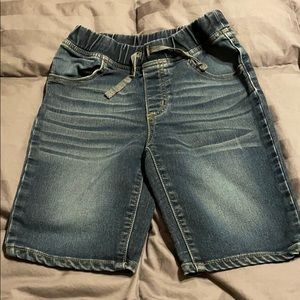 Stretchy Denim Shorts